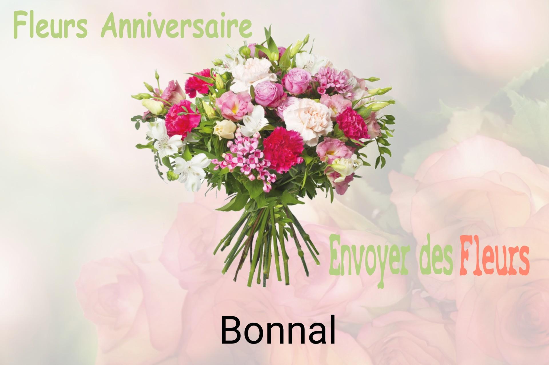Bouquet de fleurs d’anniversaire livré à Bonnal